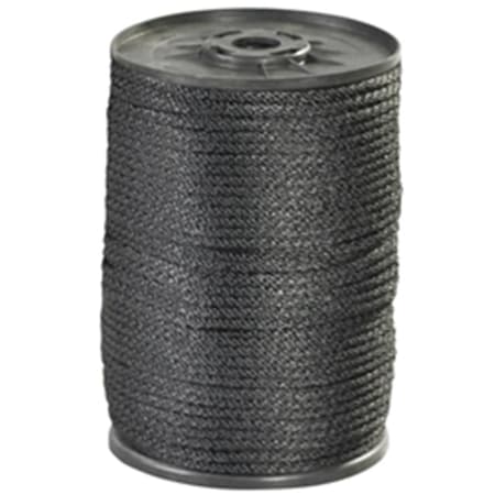 Swivel 0.12 in. 320 lbs Black Solid Braided Nylon Rope SW2196639